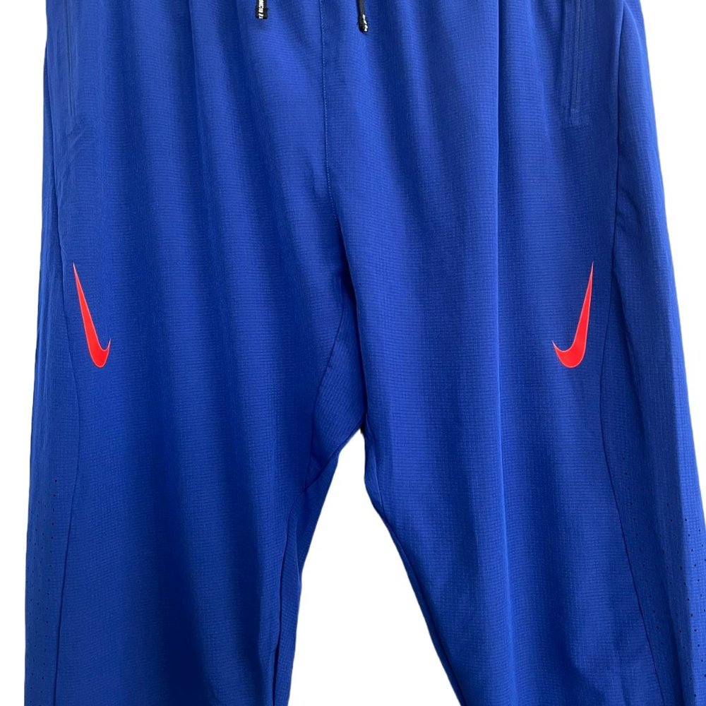 Nike Dri-fit ADV AeroSwift Men's Racing Pants Joggers Deep Royal Blue L - Picture 2 of 10